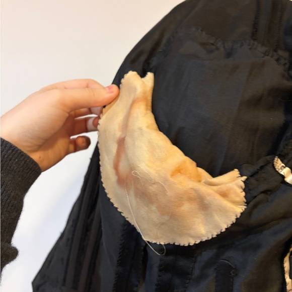 Vintage antique Edwardian 1800s Black Lace Women's Top - Picture 8 of 8